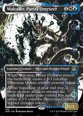 (468) Malcator, Purity Overseer - STEP-&-COMPLEAT FOIL - BORDERLESS ICHOR